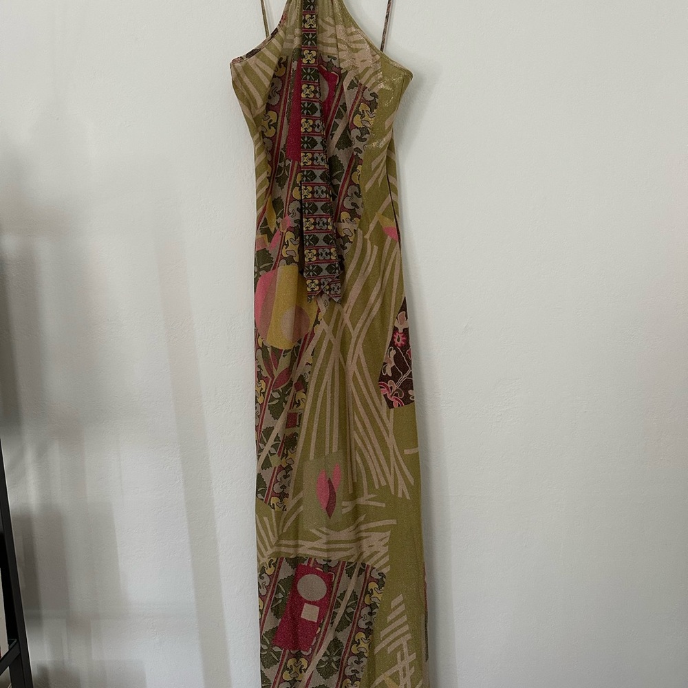 Vintage Christian Lecroix Bazar Halter Maxi Dress - Made in Italy